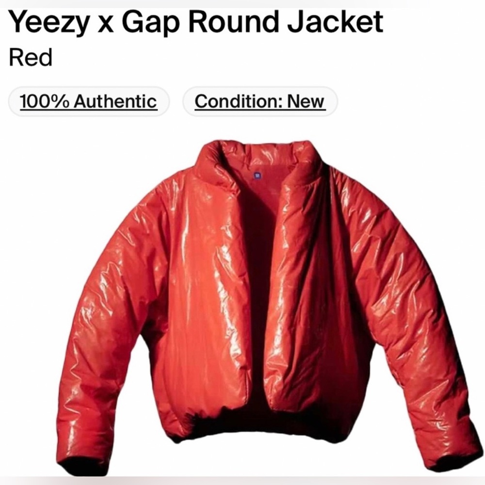 Yeezy gap round jacket unisex.